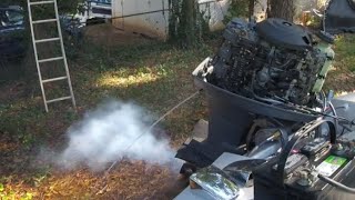 How To Clean A Outboard Motor With Sea Foam
