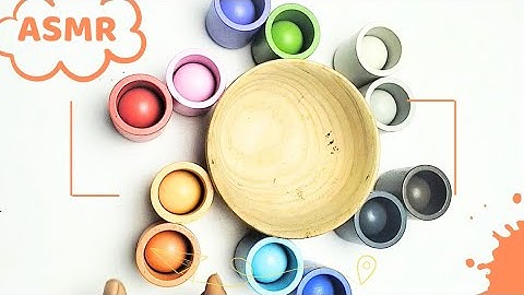 ASMR Color Sorting #satisfying #asmr #relaxing