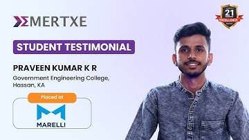 Embedded Systems Course for Freshers | Praveen Kumar’s Placement at Marelli