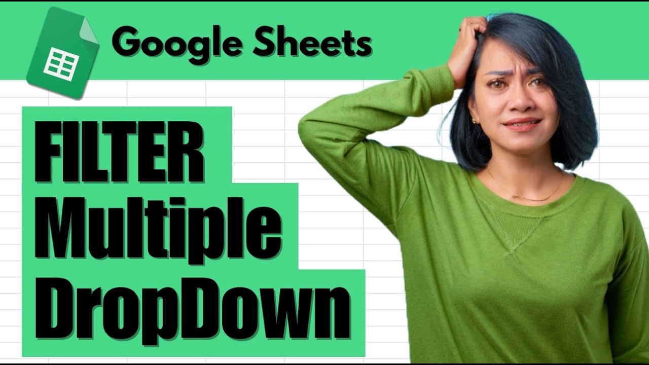 How to FILTER the Multi Select Dropdown Feature in Google Sheets - YouTube