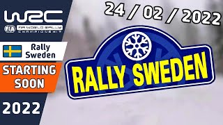 WRC Rally Sweden 2022 Starts on 24 / 02 / 2022. Flat Out Rally Action on SNOW!