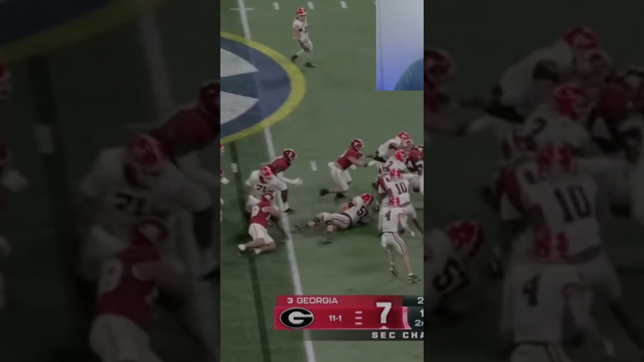 Pushed him to the first down! 