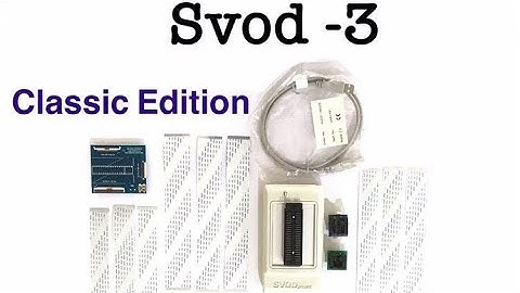 How to use Svod 3 Universal bios Programmer simple and easy method By #Aditya11ttt & #SatishBhai