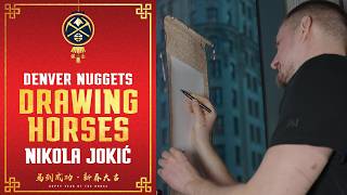 Nikola Jokić Can Sketch A GOOD Horse ✍️ | Year of the Horse 🐴