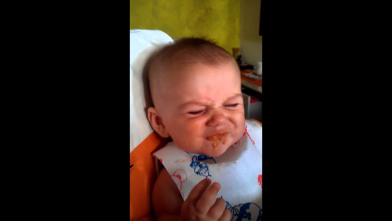 Oggi la pappa non era proprio buona...