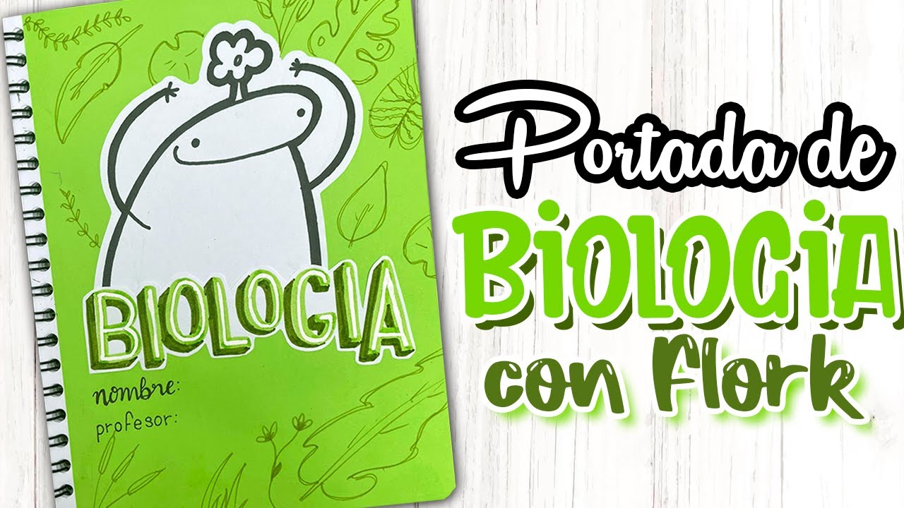 Portada de BIOLOGIA con Flork | Portada fácil - thptnganamst.edu.vn