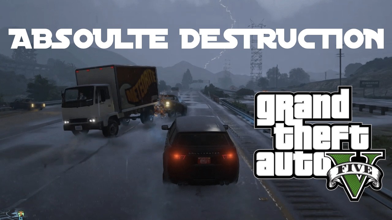 1000 Ton Car vs NPC Vehicles | GTA V