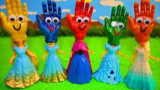Пальчиковые Краски Учим Цвета Развивающее Видео Для Детей Поем Песню Семья Пальчиков Красим Ручки