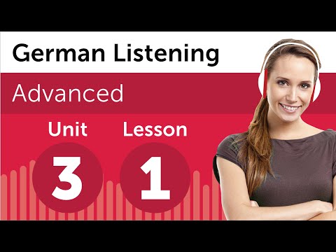 German Listening Practice - Going to the Library in Germany