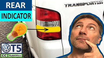 Achterlicht knipperlamp vervangen VW T5 Transporter