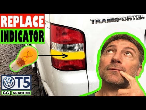 Bagaimana cara mengganti bohlam indikator belakang VW T5 Transporter