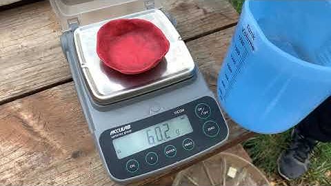 Water Displacement Method