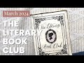 The literary book club unboxing  review march 2024