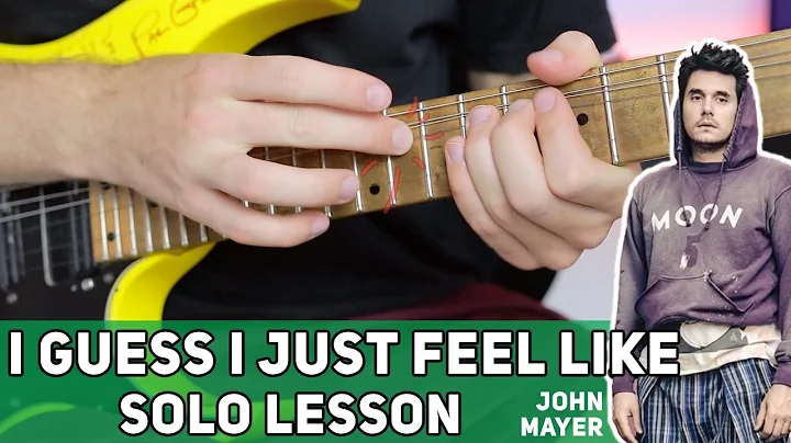 John Mayer - I Guess I Just Feel Like | OUTRO SOLO...