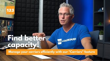 Manage your carriers better. Find the best truckers to haul your freight on 123Loadboard.