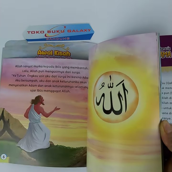 Buku Cerita Anak Awal Kisah Nabi dan Manusia Pertama Adam dan Hawa