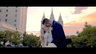 Salt Lake Temple Wedding | Kim + Nate