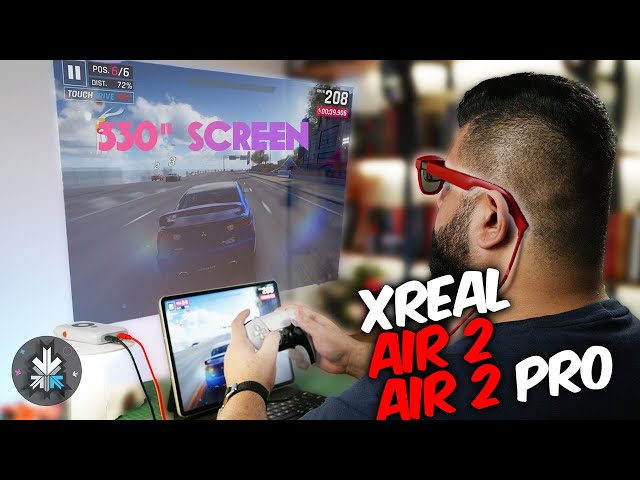 330 Inch Screen In Your Pocket With Xreal Air 2 And Air 2 Pro Glasses 