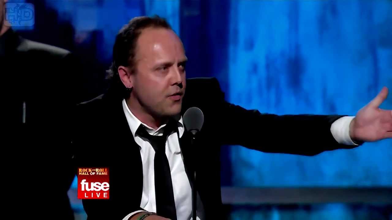 upload Lars Ulrich's Acceptance Speech (Rock & Roll Hall of Fame induction 2009) [HD]