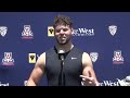 Arizona Football Press Conference - Tanner McLachlan