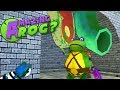 Teenage Mutant Ninja Turtle Frog Finds Zombie Steak in Secret Sewers! - Amazing Frog Gameplay