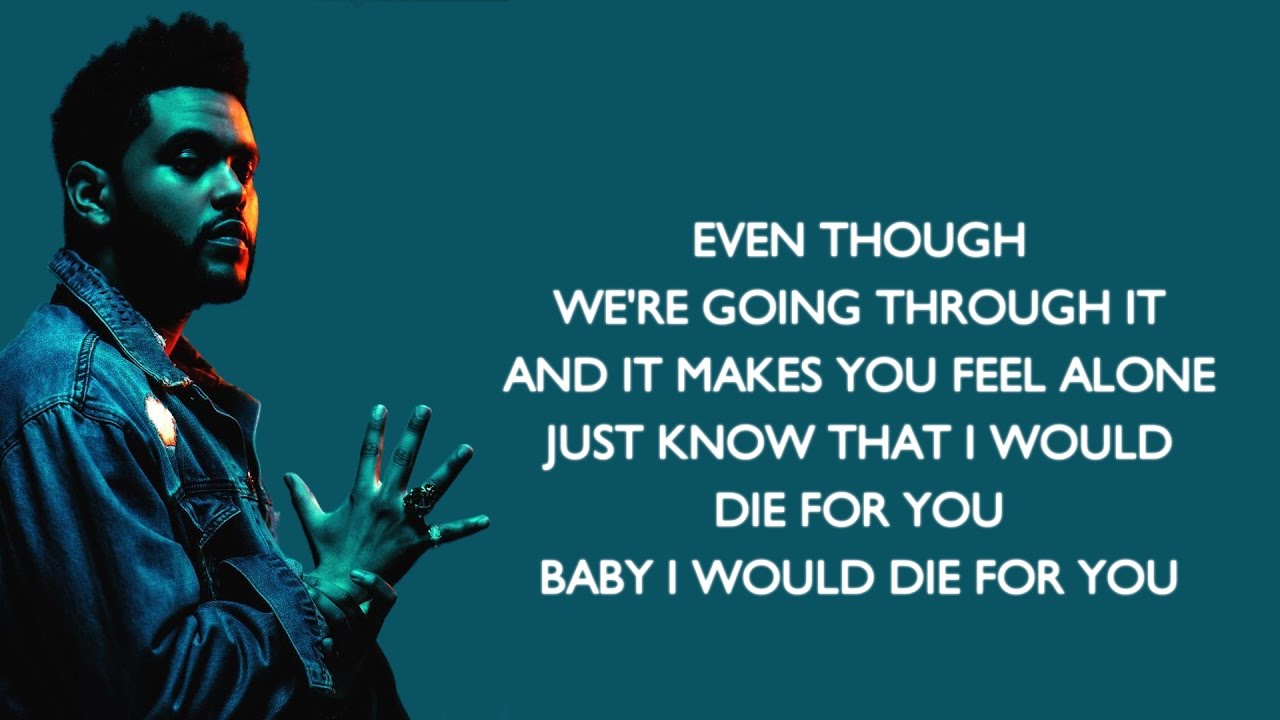 the weeknd die for you lyrics