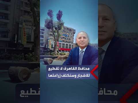 Cairo Governor on Tree Removal in Gameat Al-Dowal and Obour Streets: We Will Intensify Planting i...