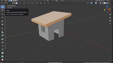 3D Modeling in Blender 2.8 #1 - Build a simple 3D house model.