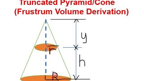 Frustum-Truncated Cone and Pyramid