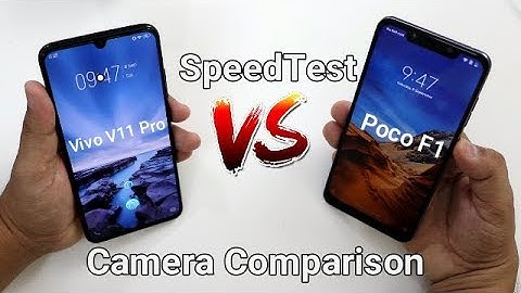 ViVo V11 Pro Vs Xiaomi Poco F1 SpeedTest And Camera Comparison I Hindi