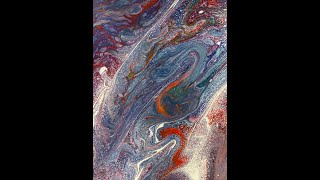 Cloud pour with milk paint. Great effects. Beginner acrylic pouring tutorial. Video number 315.