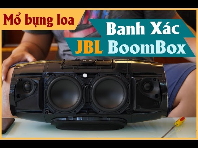 Banh xác quả "Boom" xem bên trong có gì? | Inside JBL Boombox.