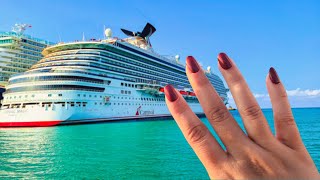 Public ASMR🛳️Tapping Around Cruise Ship (Walk-through)