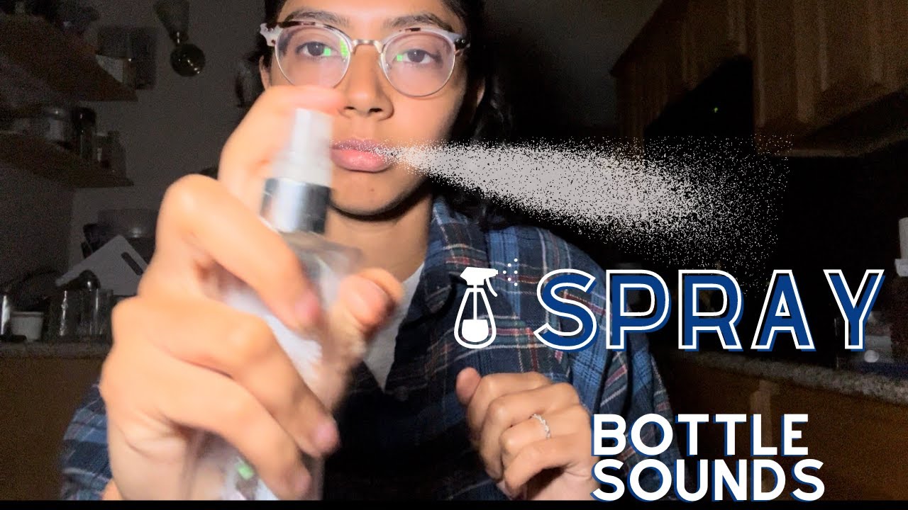ASMR Spray Bottle Sounds Minimal talking YouTube