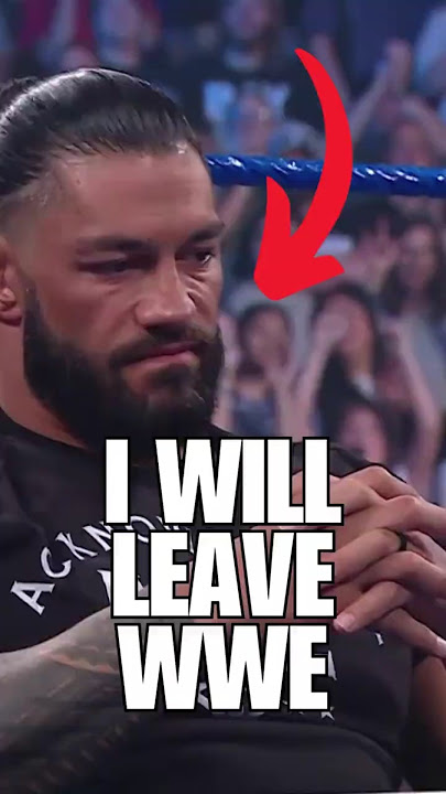 If Roman Reigns lost, He will leave WWE. #romanreigns #wwe #johncena #shorts