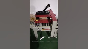 Semi automatic food carton box taping sealing machine tape sealer eqiupment