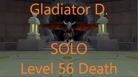 Wizard101: Gladiator Dimachaerus Solo (Level 56 Death)