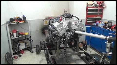 SBC 626HP 427 ENGINE DYNO RUN FOR TOM HOFFMAN BY WHITE PERFORMANCE AND MACHINE