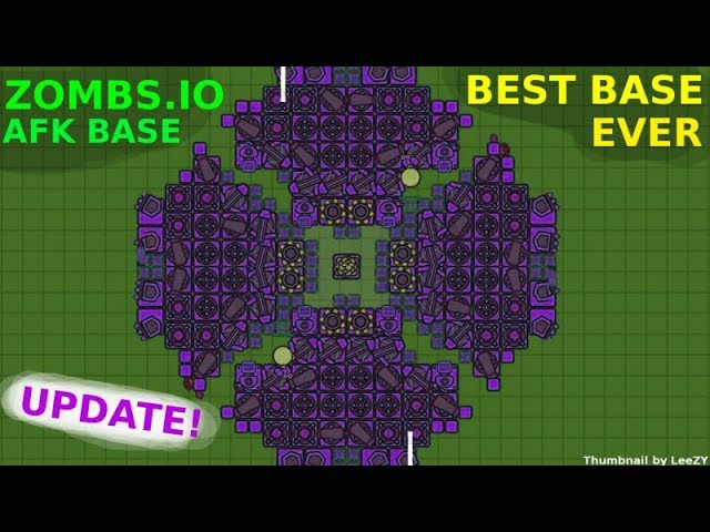 ZOMBS.IO- BEST UNBEATABLE BASE EVER 