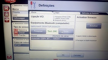 Como configurar o bluetooth do scanner Delphi