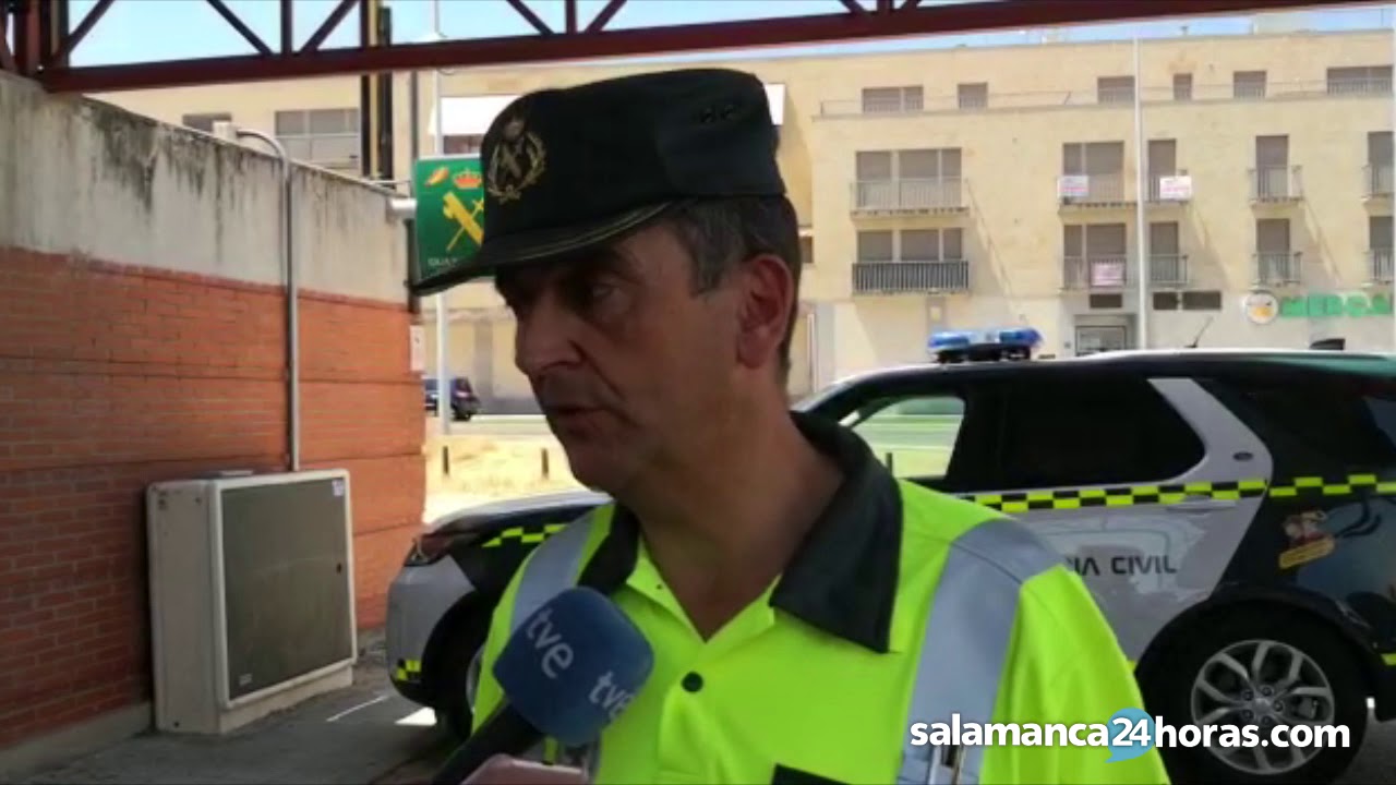 Declaraciones de la Guardia Civil por el accidente de Galisancho (Salamanca) con tres fallecidos