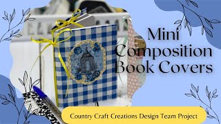 Mini Composition Notebook Cover Tutorial!
