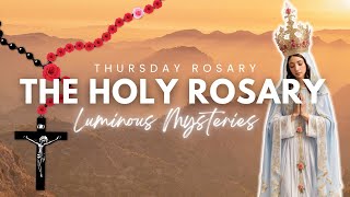TODAY HOLY ROSARY: LUMINOUS MYSTERIES, ROSARY THURSDAY 🌹 MAY 23, 2024🌹 VIRTUAL #holyrosarytoday
