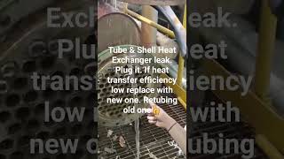 Tube & Shell Heat Exchanger leaking
