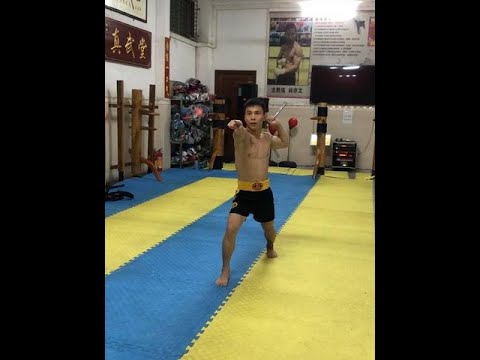 With nunchaku, I face twenty opponents