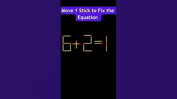 Move Only 1 Stick to Solve#31@IQ Path #matchstick #matchstickpuzzles#quiz#shorts#shortsvideo#viral