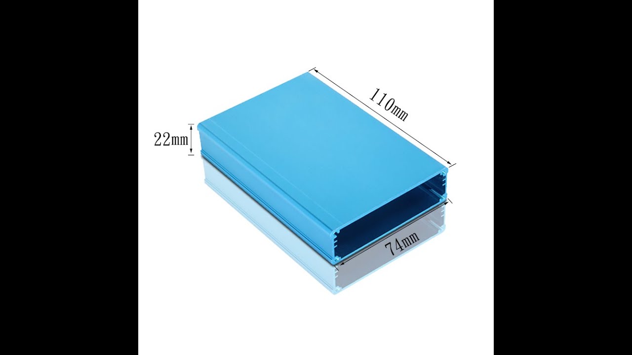 Custom Extruded aluminum enclosure for power supply manufacturers