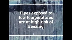 Frozen Pipes 101