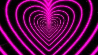 Neon heart | heart | pink hearts | love | background video | сердечки фон | ФутаЖОР