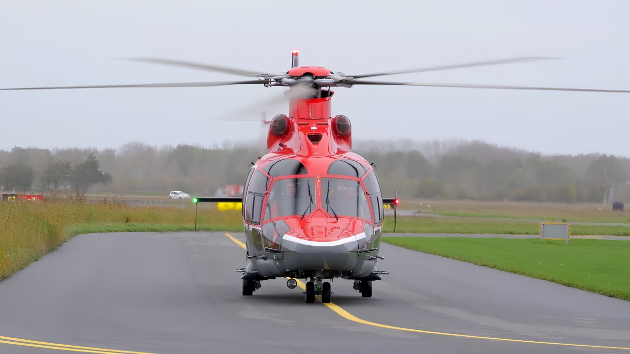 Airbus Helicopters H155 Engine Startup and Takeoff